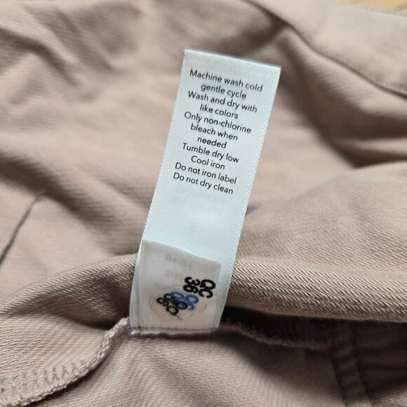 Athleta Farallon Romper Size Small Mocha Latte Jumper Cotton Blend - Picture 4 of 8